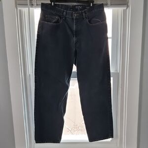 Eddie Bauer Men's Relaxed Fit Dark Gray Jeans